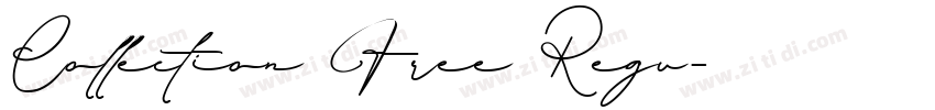 Collection Free Regu字体转换